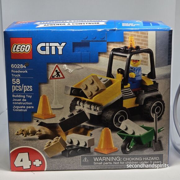 LEGO City Roadwork Truck 60284 Building Kit (58 Pieces) - Picture 3 of 3